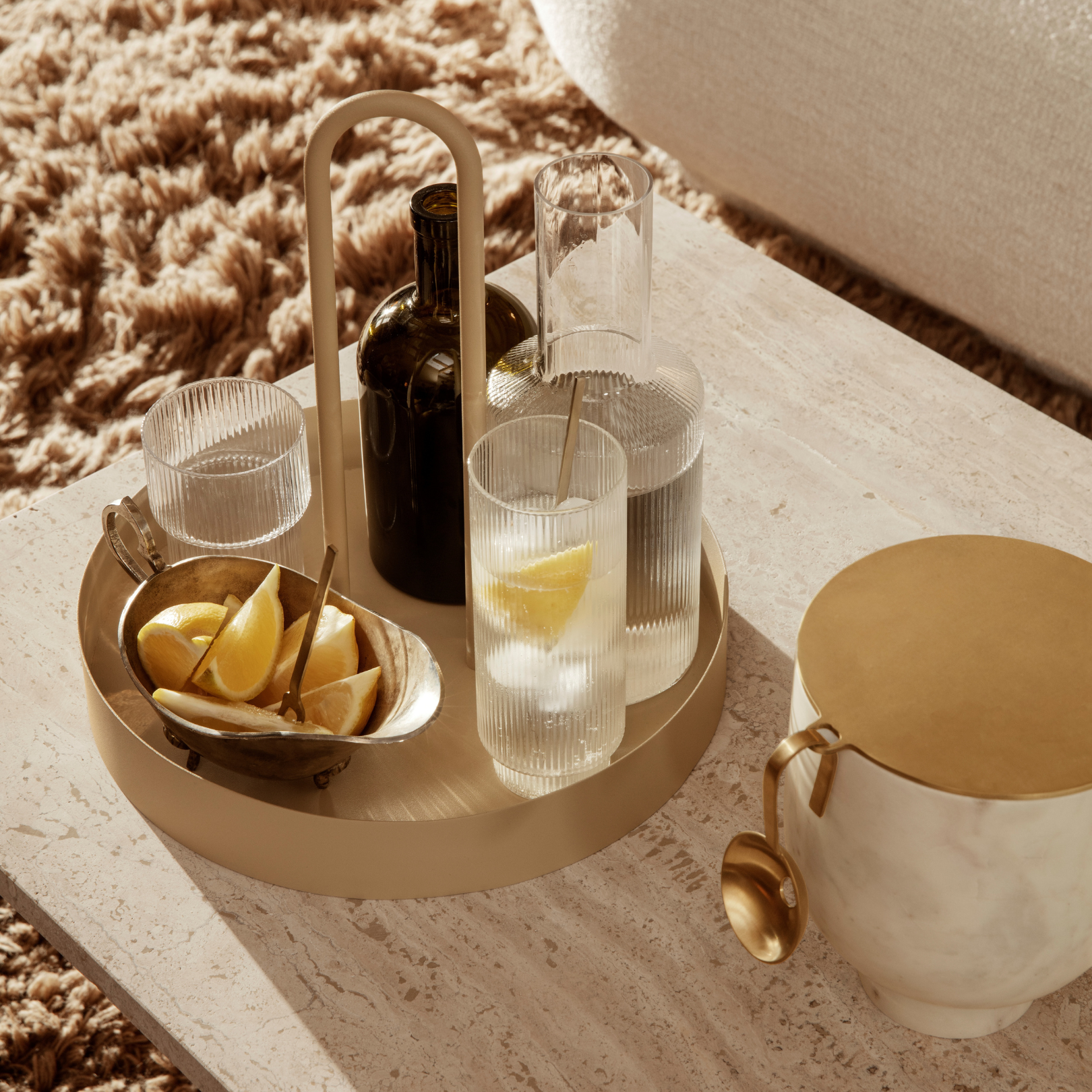 Ripple Long Drink Glasses